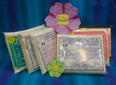 THROW SIZE Quilters Dream Cotton Batting, Dream Batting, Natural, Size  THROW 60 X 60 Select Natural 