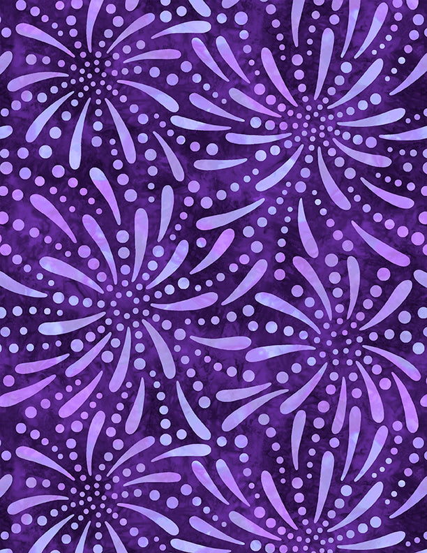 108" Fireworks Essentials Quilt Backing Fabric - Fireworks in Purple - 1054 2090 606