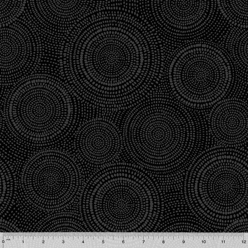 108" Radiance Quilt Backing Fabric - Black - 53728W-2