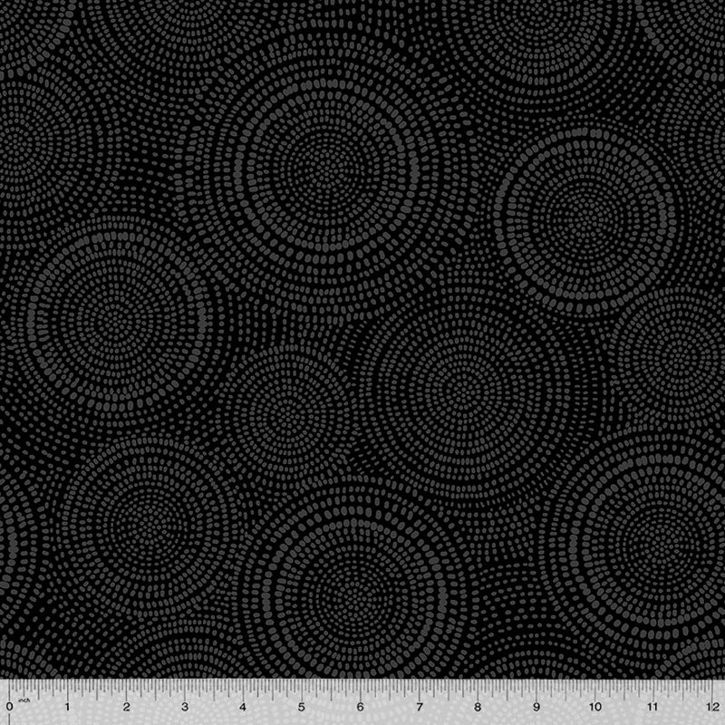 108" Radiance Quilt Backing Fabric - Black - 53728W-2