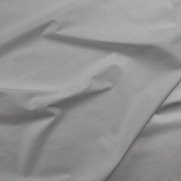 118" Cotton Sateen in Light Grey/Gray, 300 Thread Count - 19110