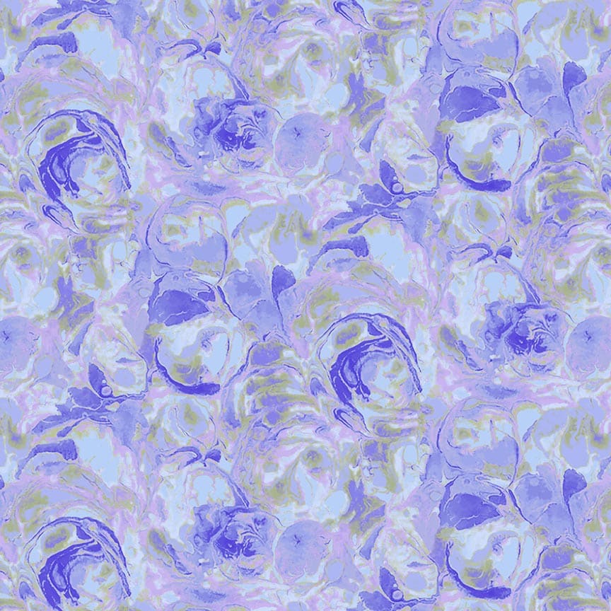 118" Vortex Digital Quilt Backing Fabric - Hydrangea Purple - 1818-50