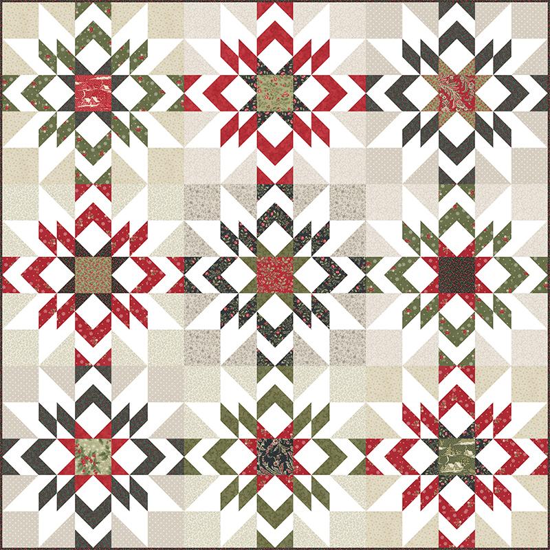 A Christmas Carol Quilt Fabric - Clara Quilt Kit - KIT44350