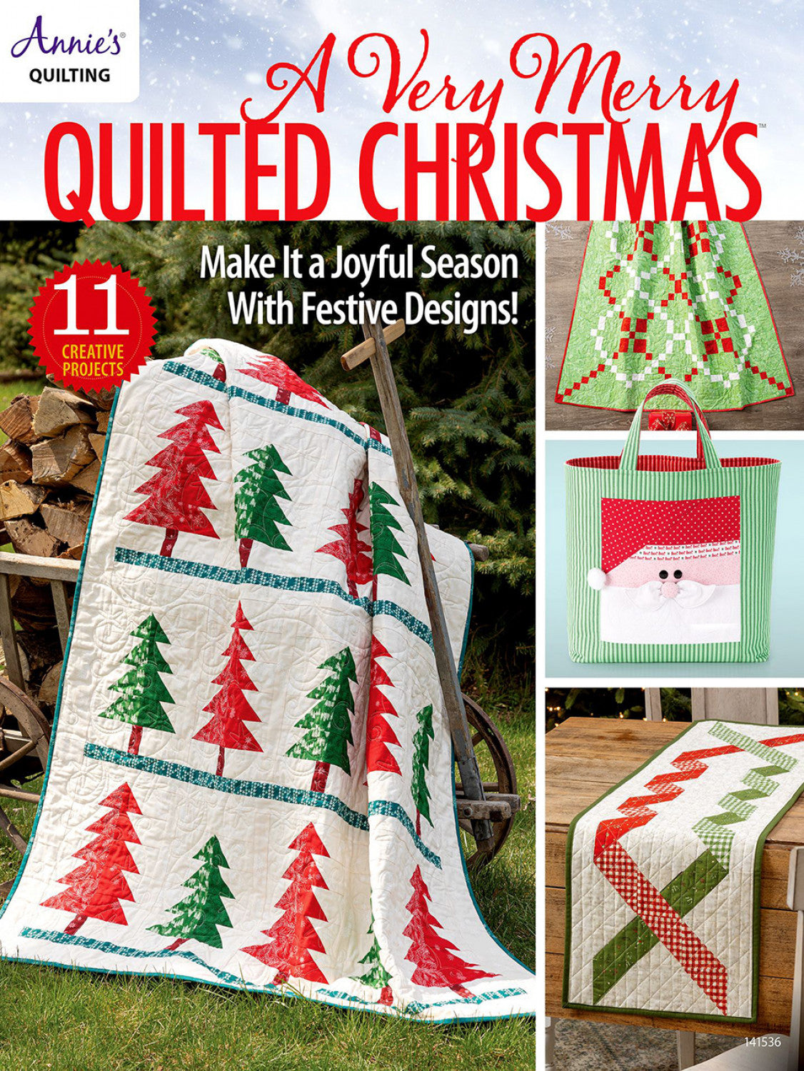 A Very Merry Quilted Christmas Book from Annie's Quilting - 1415361