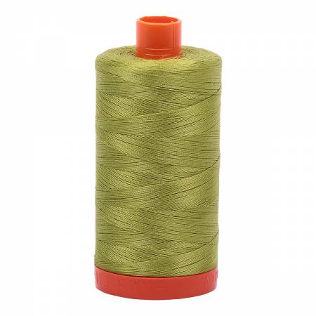 Aurifil 50 wt Cotton Thread, 1300m, Leaf Green (1147)