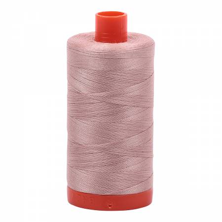 Aurifil 50 wt cotton thread, 1300m, Antique Blush (2375)