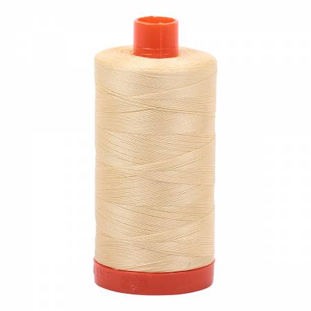 Aurifil 50 wt cotton thread, 1300m, Champagne (2105)