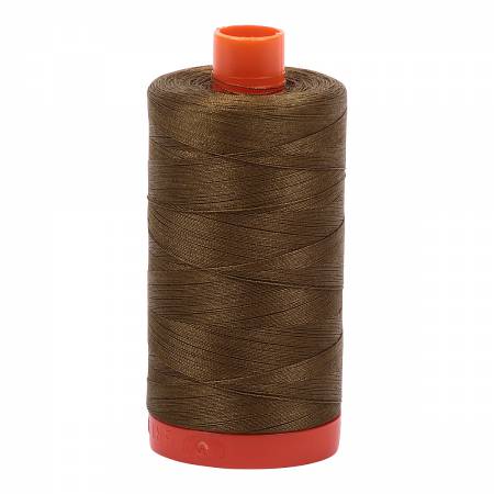 Aurifil 50 wt cotton thread, 1300m, Dark Olive (4173