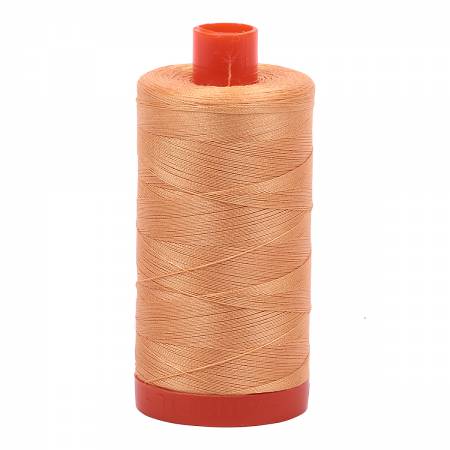 Aurifil 50 wt cotton thread, 1300m, Golden Honey (2214)