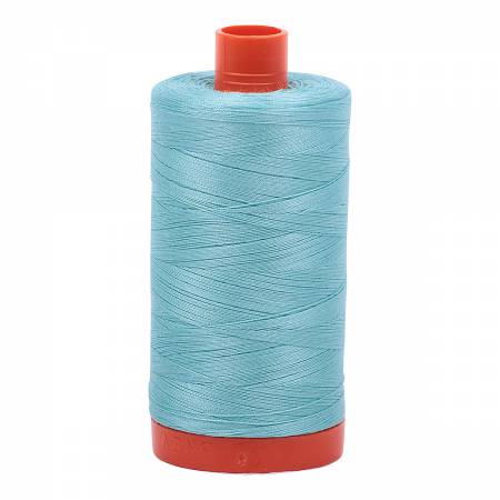 Aurifil 50 wt cotton thread, 1300m, Light Turquoise (5006)