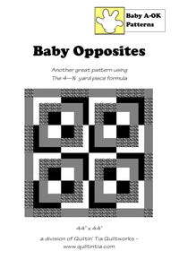 Baby Opposites Quilt Pattern - WBAOK09