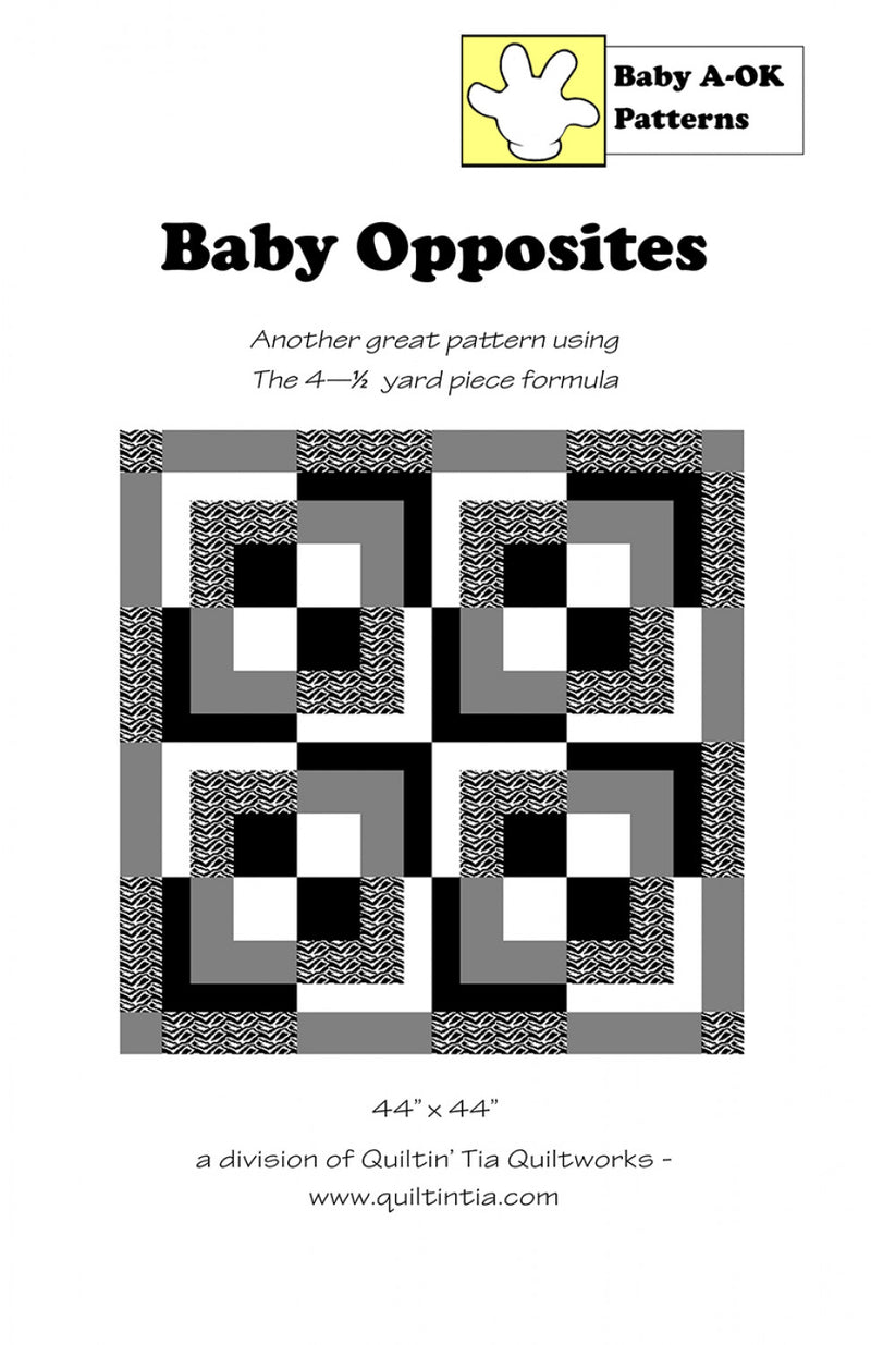 Baby Opposites Quilt Pattern - WBAOK09