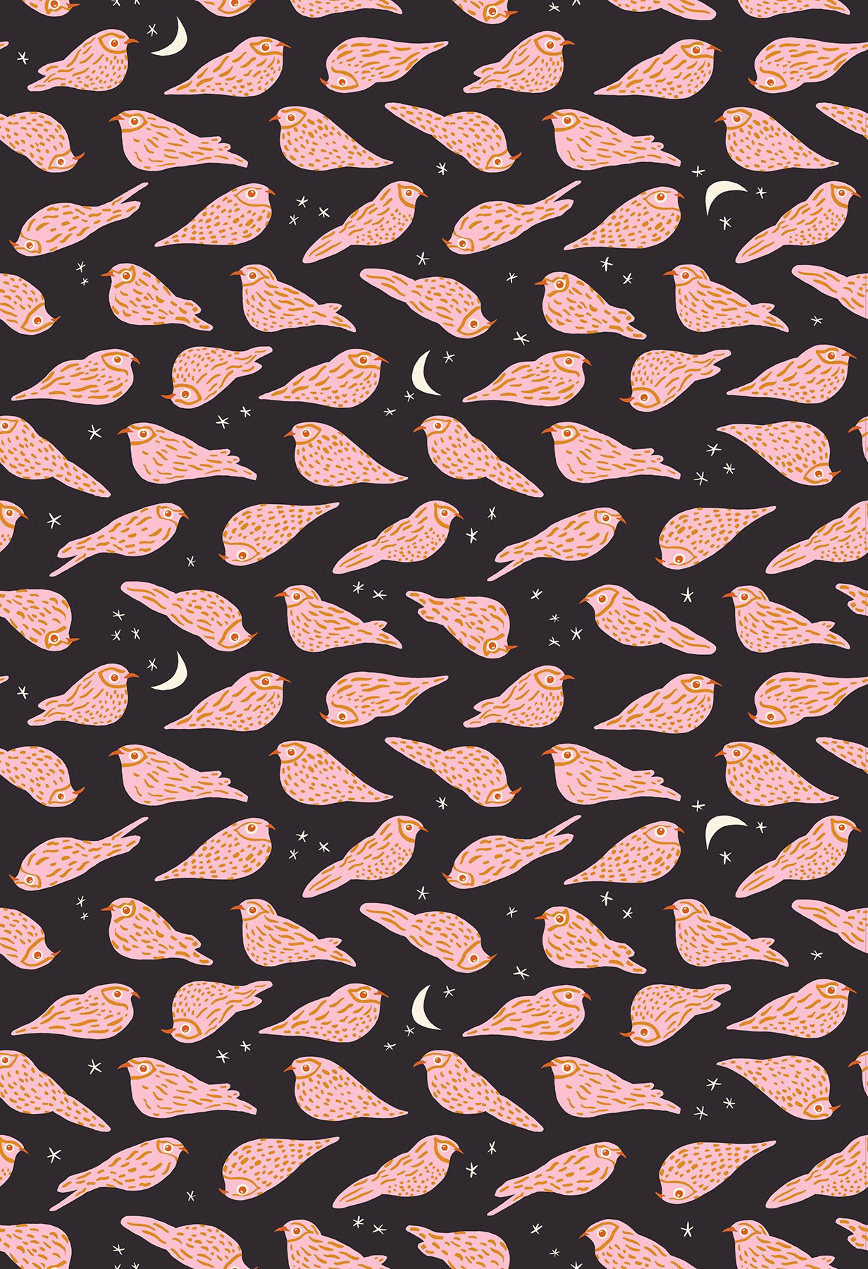 Bird is the Word Quilt Fabric by Ruby Star Society - Whippoorwill in Soft Black - RS3078 16