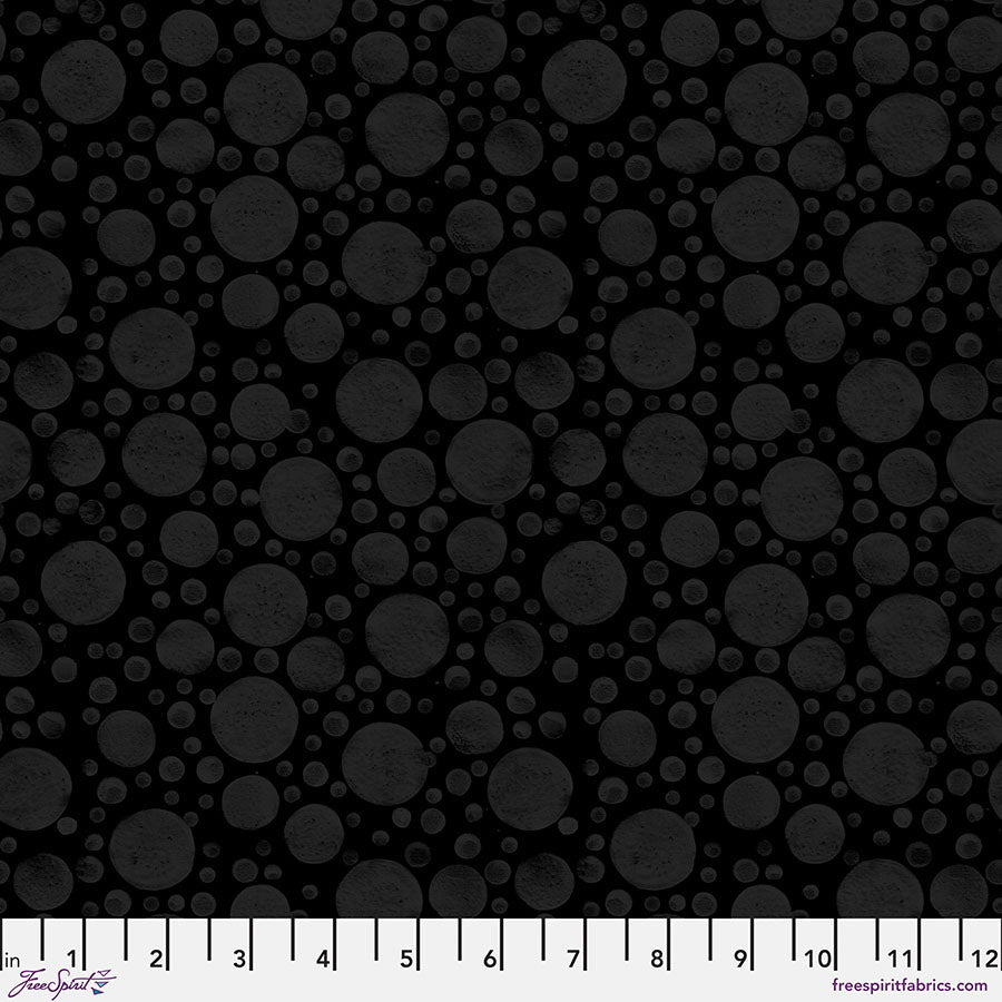 Black and White Musical Quilt Fabric - Canto in Black - PWKP061.BLACK