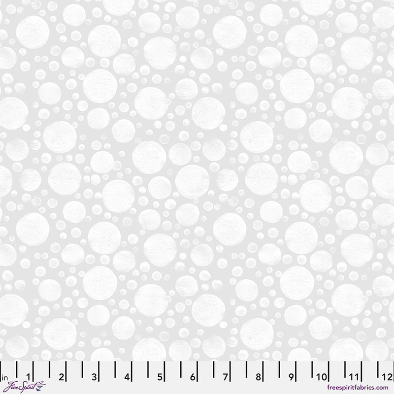 Black and White Musical Quilt Fabric - Canto in White - PWKP061.WHITE