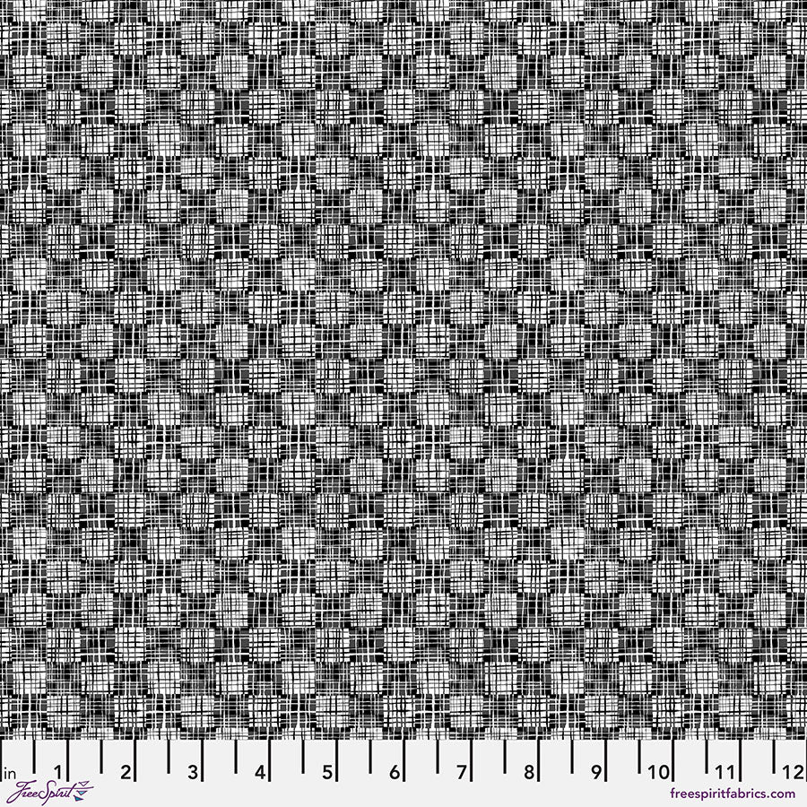 Black and White Musical Quilt Fabric - Fresco in Monochrome - PWKP069.MONOCHROME