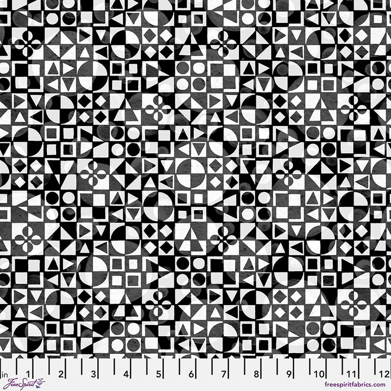 Black and White Musical Quilt Fabric - Vivo in Monochrome - PWKP068.MONOCHROME