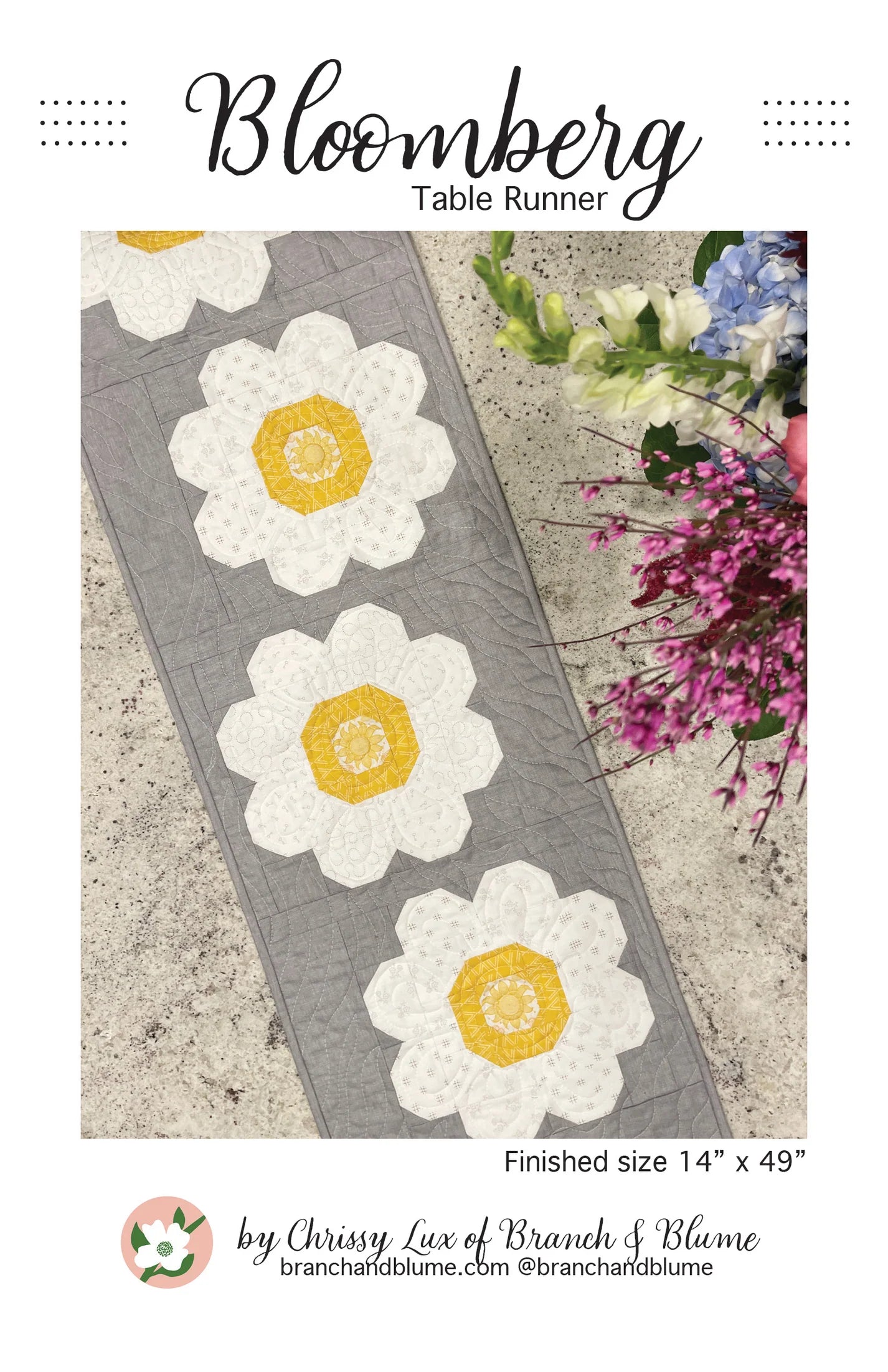 Bloomberg Table Runner Pattern by Chrissy Lux - BNB-2303