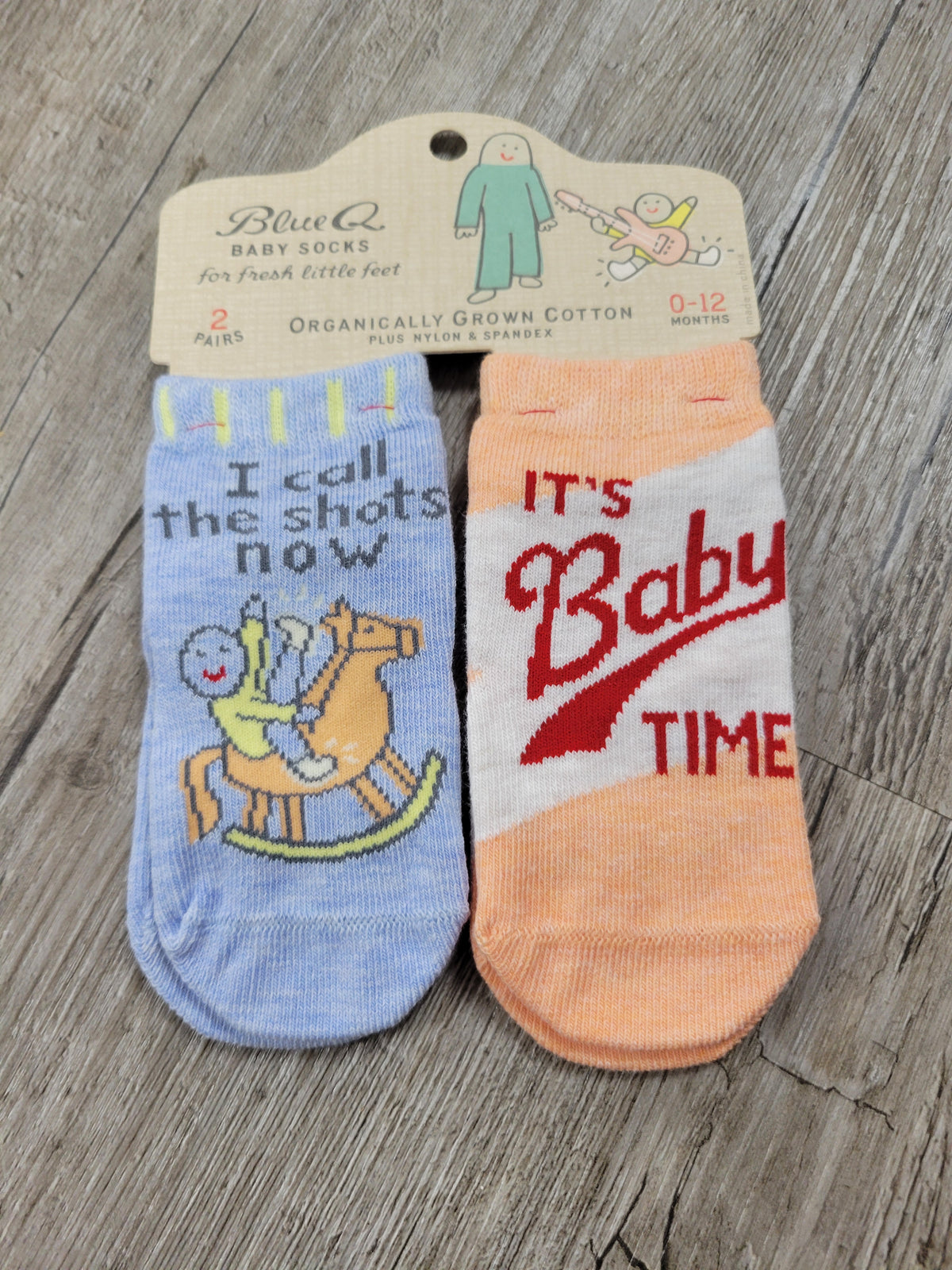 Blue Q Call Shots/Baby Time Baby Socks - SW226