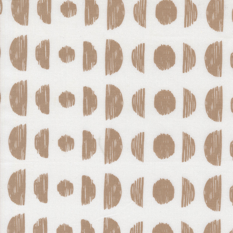 Botany Quilt Fabric - Phases in Earth Tan - 11553 13