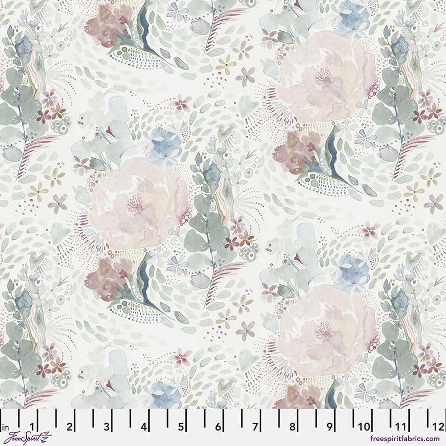 Brushstrokes Quilt Fabric - Among Flowers in Multi - PWSR087.MULTI