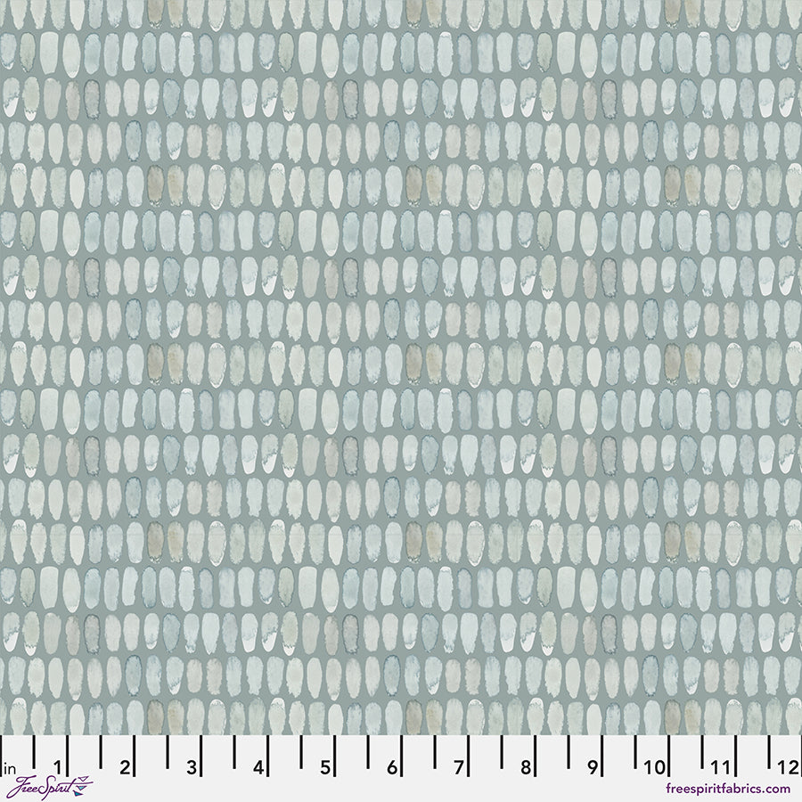 Brushstrokes Quilt Fabric - Dash in Misty Aqua - PWSR089.MISTY