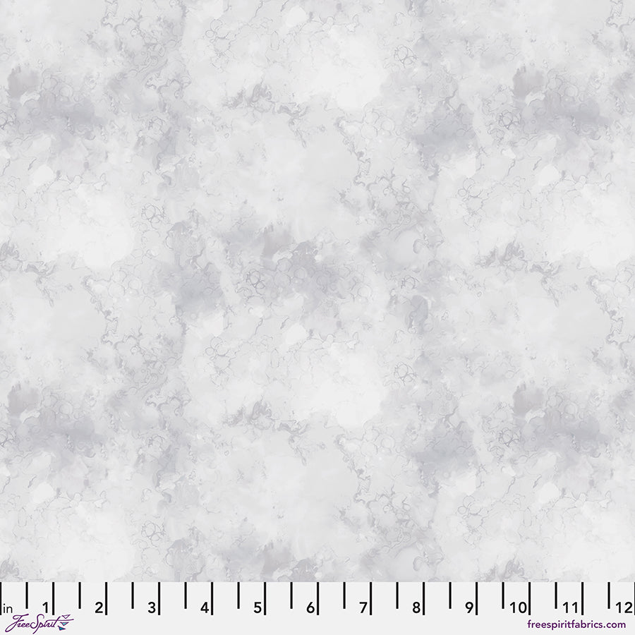 Brushstrokes Quilt Fabric - Small Mottled in Cloud Gray - PWSR085.CLOUD