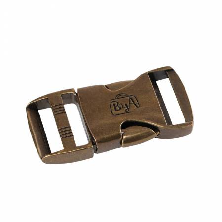 By Annie Bag Hardware - 1" Side Release Buckle, Antique Brass - HAR1-SRB-AB-ONE