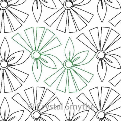 Longarm Pattern: So Chic Blooms