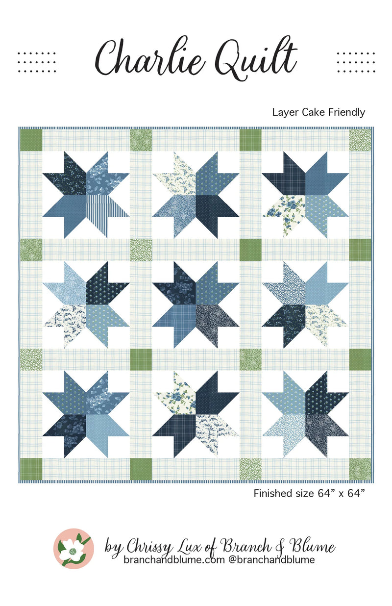 Charlie Quilt Pattern by Chrissy Lux - BNB-2321