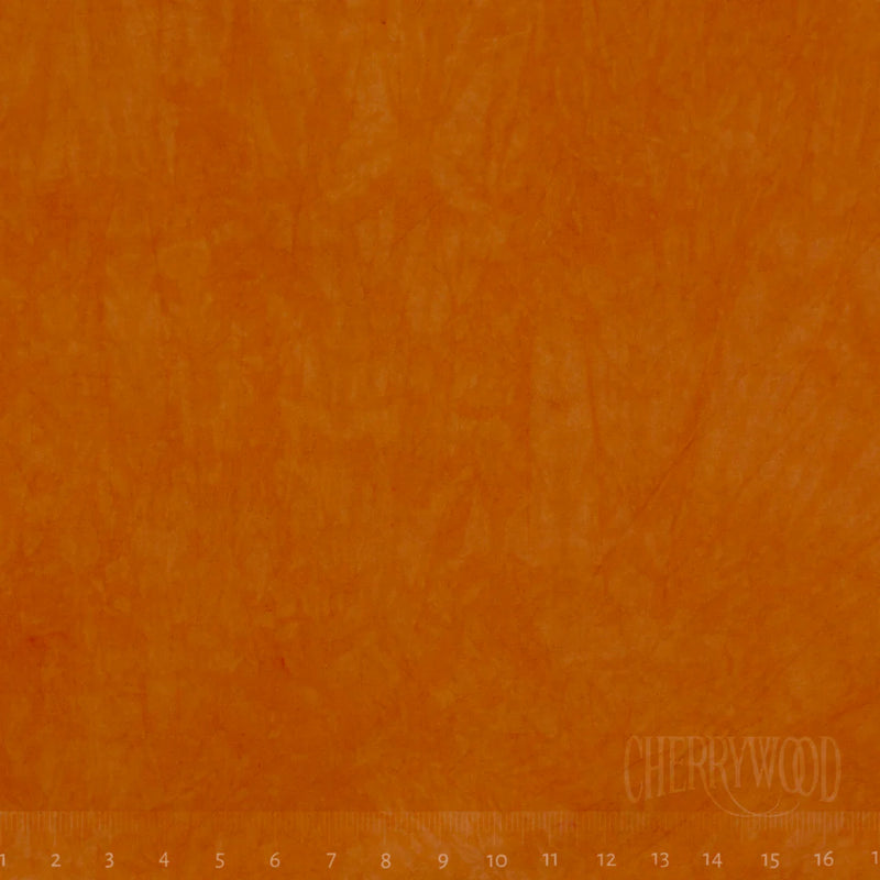 Cherrywood Hand Dyed Fabrics by the Yard - Burnt Orange - 0420