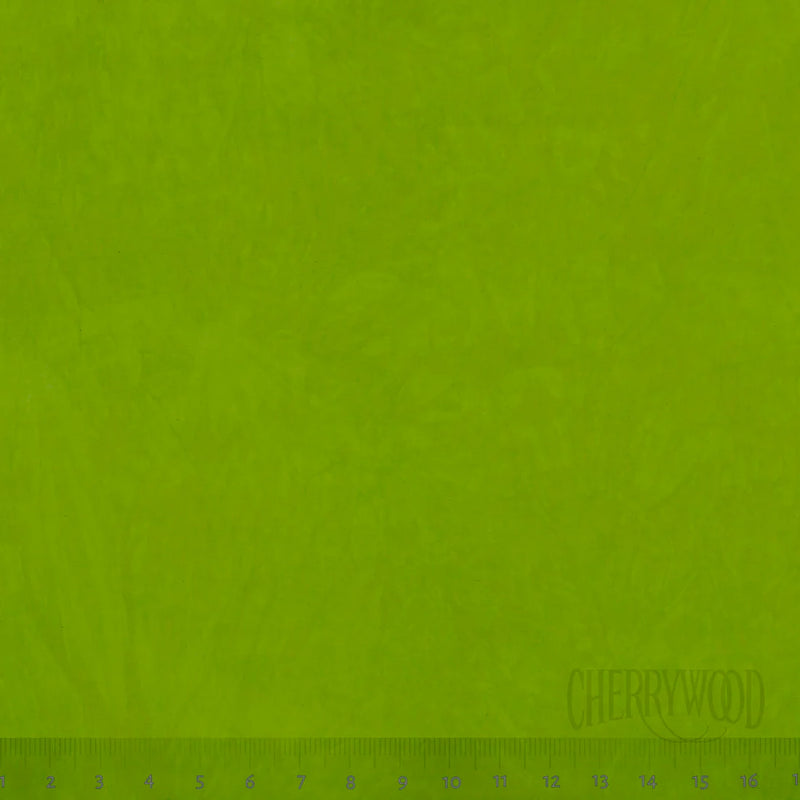 Cherrywood Hand Dyed Fabrics by the Yard - Lime - 0665