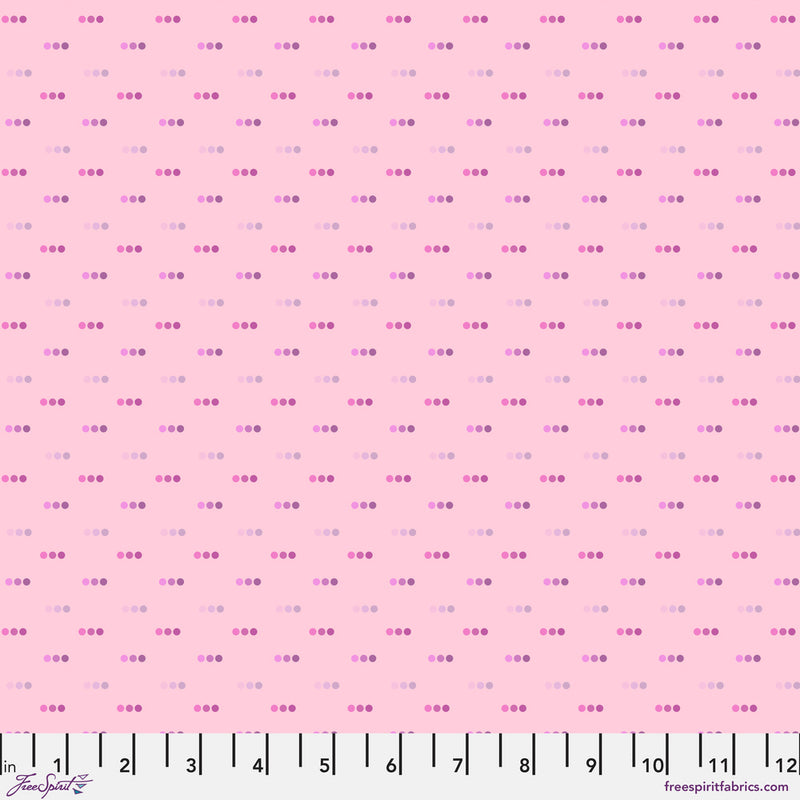 Chromatics Quilt Fabric - Dotty in Bubblegum Pink - PWFS056.BUBBLEGUM