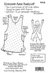 Crisscross Apron Pattern - MP12