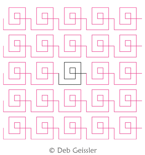 Longarm Pattern (not for sale): A-Maze-Ing Border 1