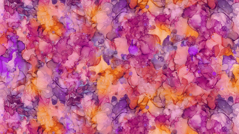 Dragonfly Dance Quilt Fabric - Fluidity in Hot Romance (Pink/Purple) - DP27234-28