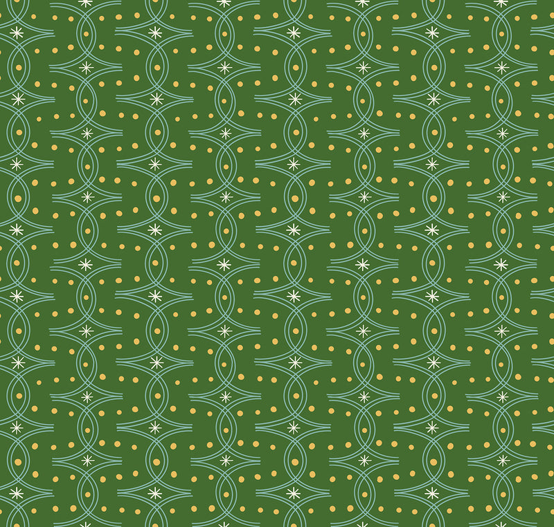 Endpaper Quilt Fabric by Ruby Star Society - Geometric in Sarah Green - RS6045 12