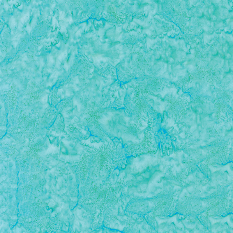 Expressions Hand-Dyes Batik Quilt Fabric - Aquamarine - BT21000-274