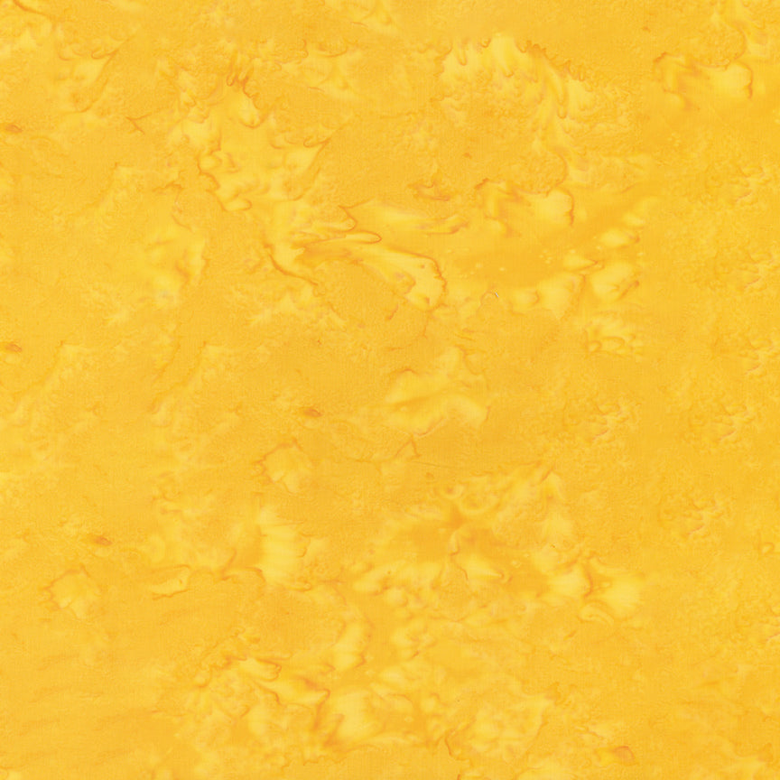 Expressions Hand-Dyes Batik Quilt Fabric - Canary (Yellow) - BT21000-252