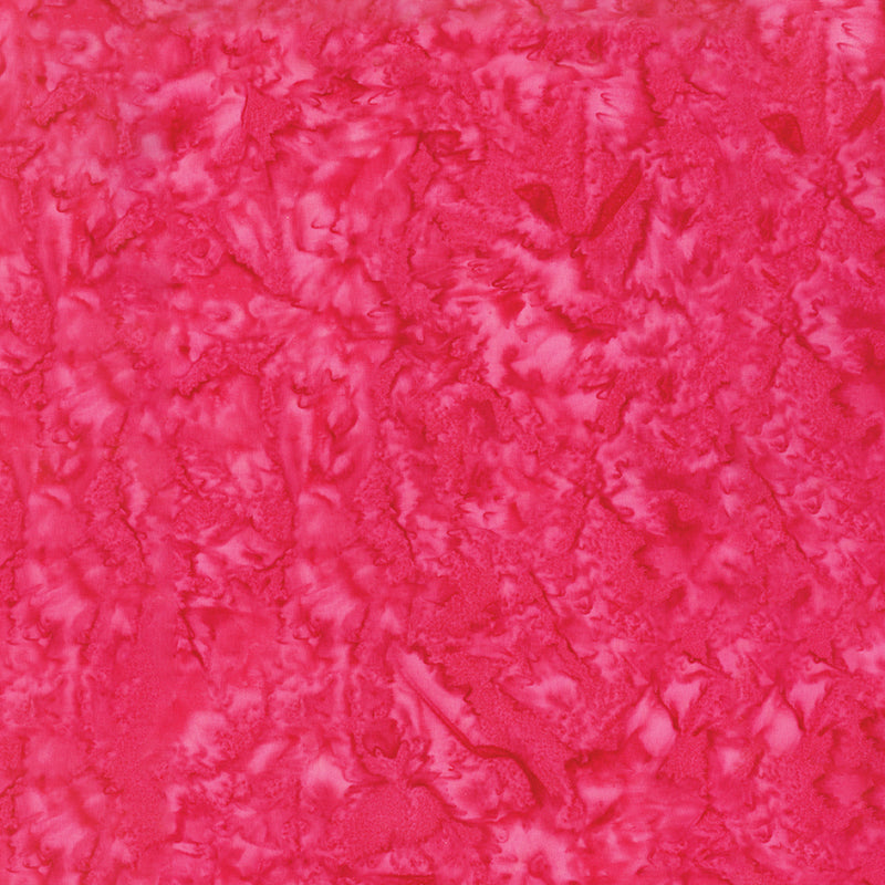 Expressions Hand-Dyes Batik Quilt Fabric - Cerise (Pink) - BT21000-197