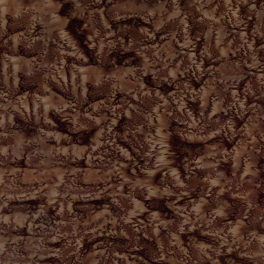 Expressions Hand-Dyes Batik Quilt Fabric - Chocolate (Brown) - BT21000-149