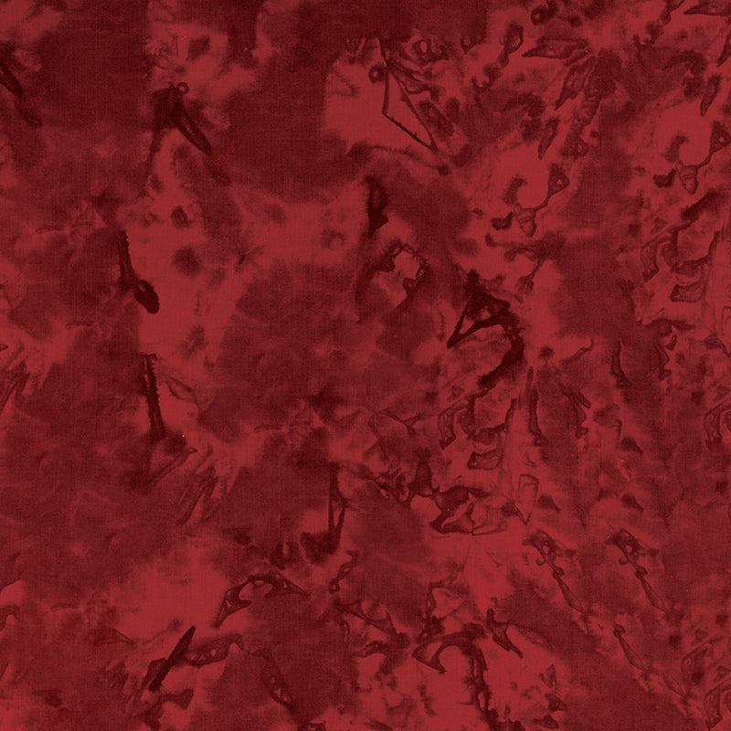 Expressions Hand-Dyes Batik Quilt Fabric - Currant (Red) - BT21000-216