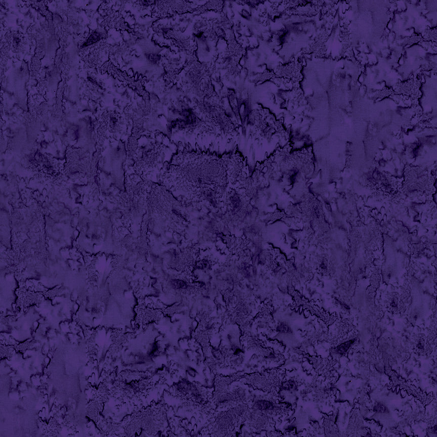 Expressions Hand-Dyes Batik Quilt Fabric - Eggplant (Purple) - BT21000-179