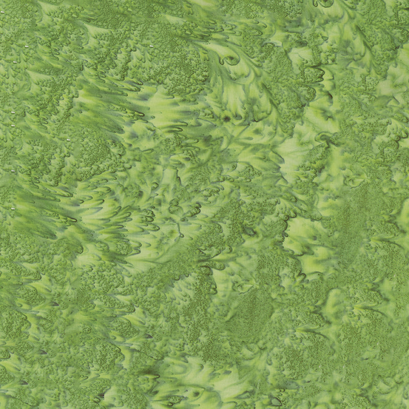 Expressions Hand-Dyes Batik Quilt Fabric - Grass (Green) - BT21000-322