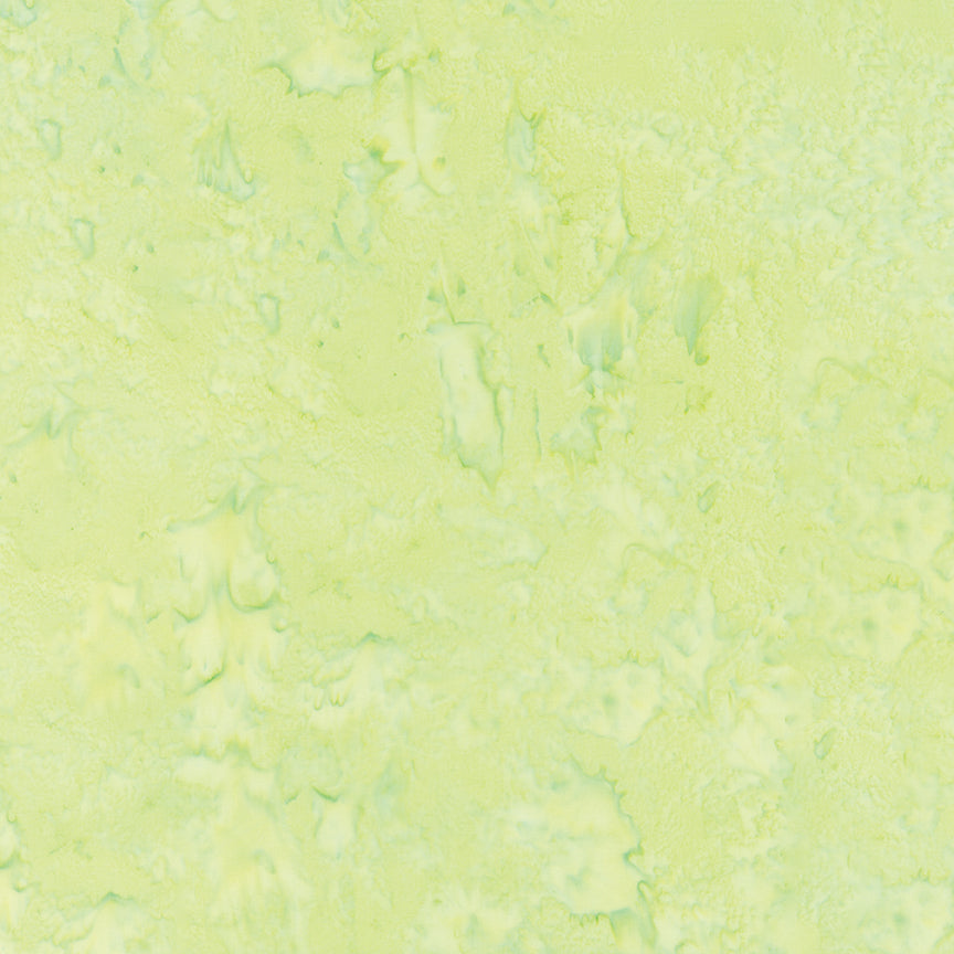 Expressions Hand-Dyes Batik Quilt Fabric - Pale Lime (Green) - BT21000-320