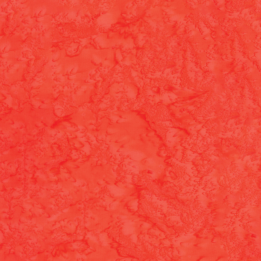 Expressions Hand-Dyes Batik Quilt Fabric - Papaya (Orange) - BT21000-237