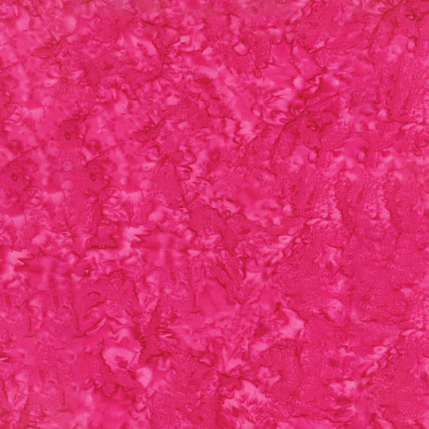 Expressions Hand-Dyes Batik Quilt Fabric - Punch (Pink) - BT21000-198