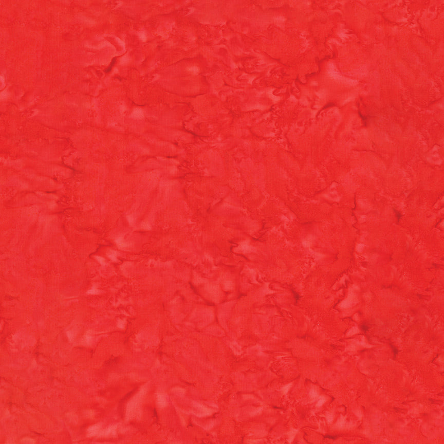 Expressions Hand-Dyes Batik Quilt Fabric - Soft Red - BT21000-210