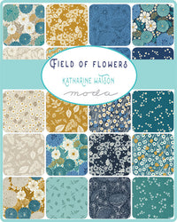 Field of Flowers Quilt Fabric - Layer Cake - set of 42 10" squares - 3310LC