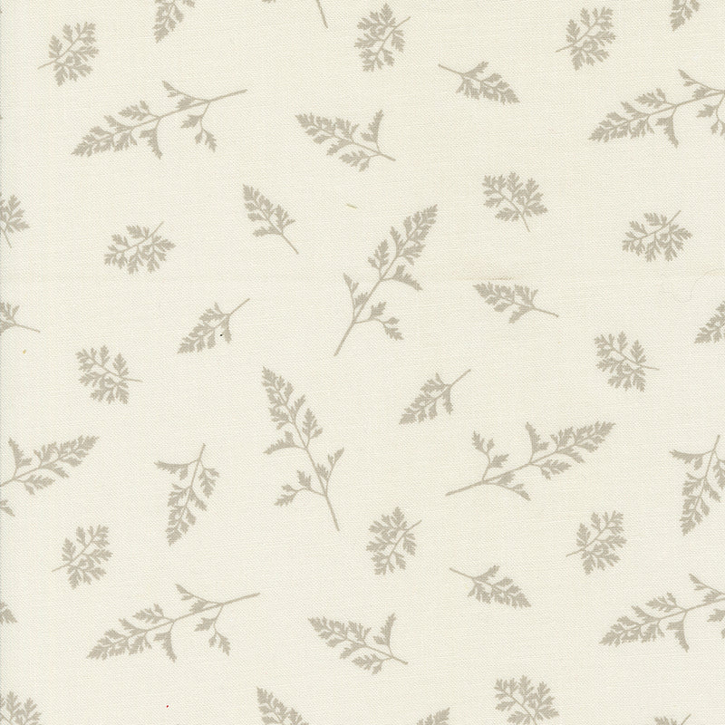 Field of Flowers Quilt Fabric - Sprigs in Porcelain Cream - 3317 11